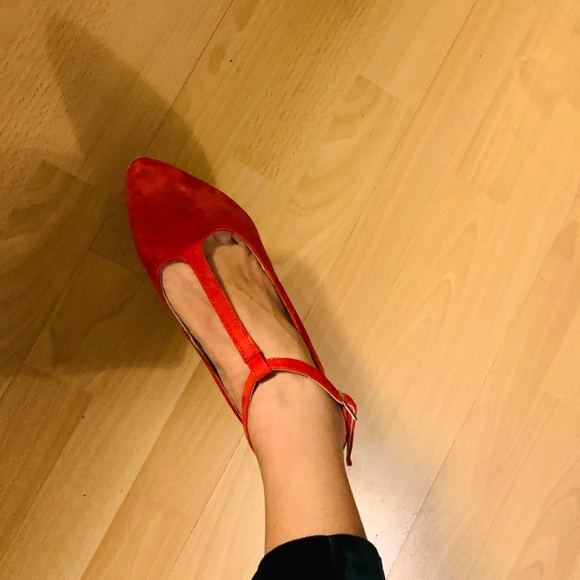 La Fee Maraboutee Red Heels EU 37/ US 6.5 - Picture 1 of 5
